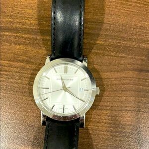 Burberry Leather Strap Watch